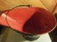 Antique Coal Scuttle Hod Bucket Primitive Vintage Metal Ash With Shovel Hearth Ware photo 3