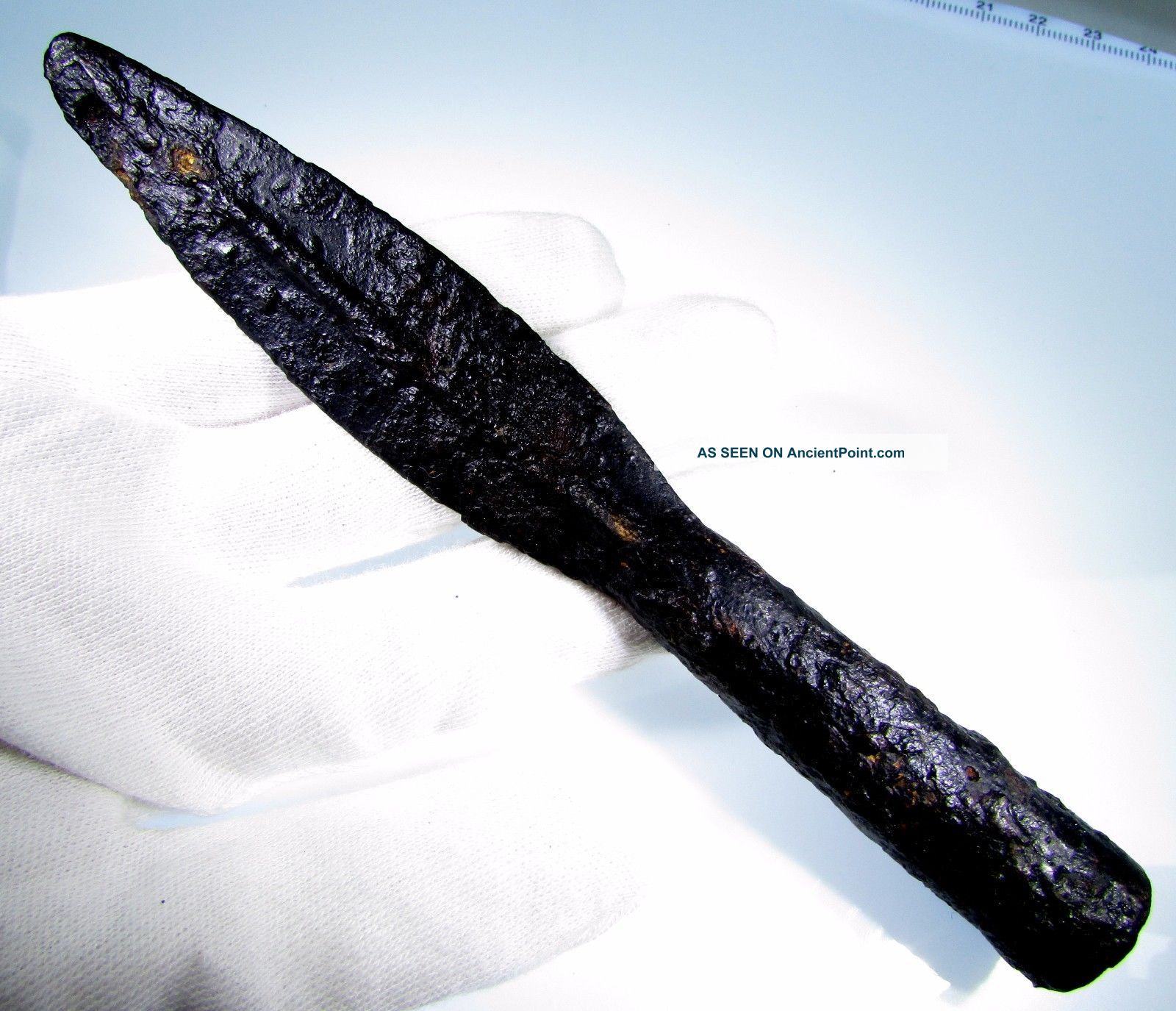 Celtic / Iron Age Spear Head Socketed - Ancient Military Artifact - B827 Roman photo