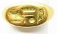 Exceptional Ancient Egyptian Heavy Gold Signet Ring C.  18th Dynasty Size 7 1/4 Egyptian photo 9