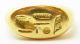 Exceptional Ancient Egyptian Heavy Gold Signet Ring C.  18th Dynasty Size 7 1/4 Egyptian photo 2