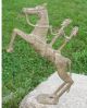 Big African Baule Dogon Bronze Horseman Cast Horse Ride Horse Africa Statue 4lb, Sculptures & Statues photo 6