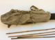 Old Antique Amazon South American Bark Quiver And Arrows No Sword Spear Latin American photo 2