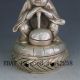 Chinese Old Handwork Tibet Silver Carve Monk Prayer Incense Burner Gd7747 Buddha photo 2
