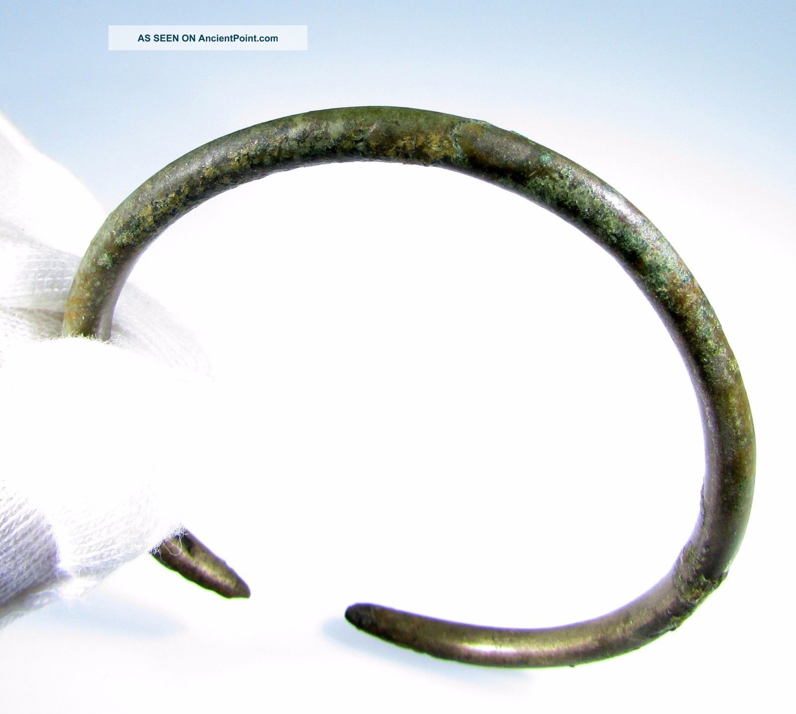 Celtic Iron Age Bronze Bracelet Stunning - Wearable Artifact Historic - B802 Roman photo