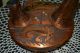 Unique Decorative Jug Pitcher Pot Copper W/turquoise & Lapis By T Crisol Chile Metalware photo 3