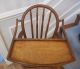 Vintage Jenny Lind Style Wooden High Chair Spindle Back 1900-1950 photo 1
