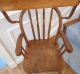Vintage Jenny Lind Style Wooden High Chair Spindle Back 1900-1950 photo 2