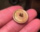 Antique 1830 ' S Fancy Lattice Golden Age Gilt Button Ives Kendrick Superfine Lg Buttons photo 6