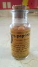 Antique Hood ' S Dys - Pep - Lets Full Cork Medicine Bottle W/ Paper War Price Label Bottles & Jars photo 2