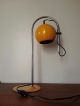Vtg 1960 - 70s Yellow Mid Century Atomic Age Adjustable Eye - Ball Desk Lamp Mid-Century Modernism photo 1