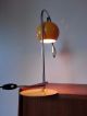 Vtg 1960 - 70s Yellow Mid Century Atomic Age Adjustable Eye - Ball Desk Lamp Mid-Century Modernism photo 5