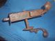 Antique 1800s Pa Dutch Elbow Rim Lock Door Handle Tin Backplate Keyhole Deadbolt Door Knobs & Handles photo 3