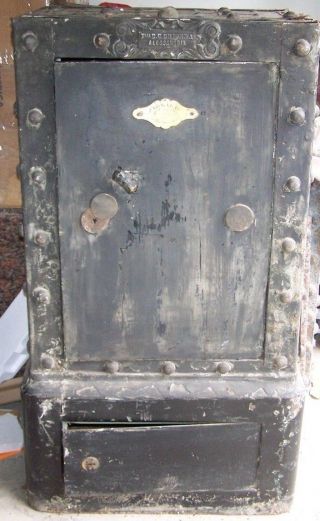 Vintage Hobnail Safe,  Vintage Decorative Safe,  Rustic Safe,  Man Cave Decor,  Salvage photo