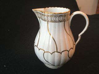 Worcester James Giles Gold Queen ' S Pattern Jug Pitcher Creamer C 1775 Like Derby photo