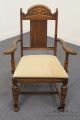 Antique 1920’s Gothic Revival Jacobean Dining Arm Chair 1900-1950 photo 1
