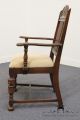 Antique 1920’s Gothic Revival Jacobean Dining Arm Chair 1900-1950 photo 2