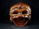 Roman Style Glazed Terracotta Theater Mask Wall Hanging Vessel Reproductions photo 1