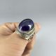 Chinese Ancient Tibet Silver Inlaid Gemstone Ring Other Antique Chinese Statues photo 9