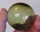 Vtg Japanese Glass Fishing Float.  2.  5 Inch.  Rich Olive Green & Bubbles (59) Fishing Nets & Floats photo 3