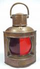 Vintage Davey & Co London Port Marine Lantern Brass Copper For Display Lamps & Lighting photo 6