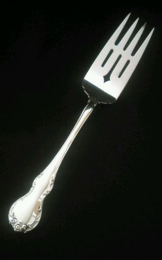 Towle French Provincial Sterling Silver Large Serving Fork 8 1/4 