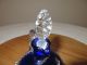 Vintage Murano Cobalt Blue Glass Perfume Oil Bottle Cruet Pewter Olio Oil Label Perfume Bottles photo 7