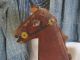 Circa 1865 Pennsylvania Primitive Paint Pull Toy Horse Untouched Aafa Primitives photo 1
