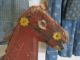 Circa 1865 Pennsylvania Primitive Paint Pull Toy Horse Untouched Aafa Primitives photo 5