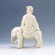 Exquisite Dehua Porcelain Handwork Li Guai & Elephant Statue Snuff Bottles photo 5