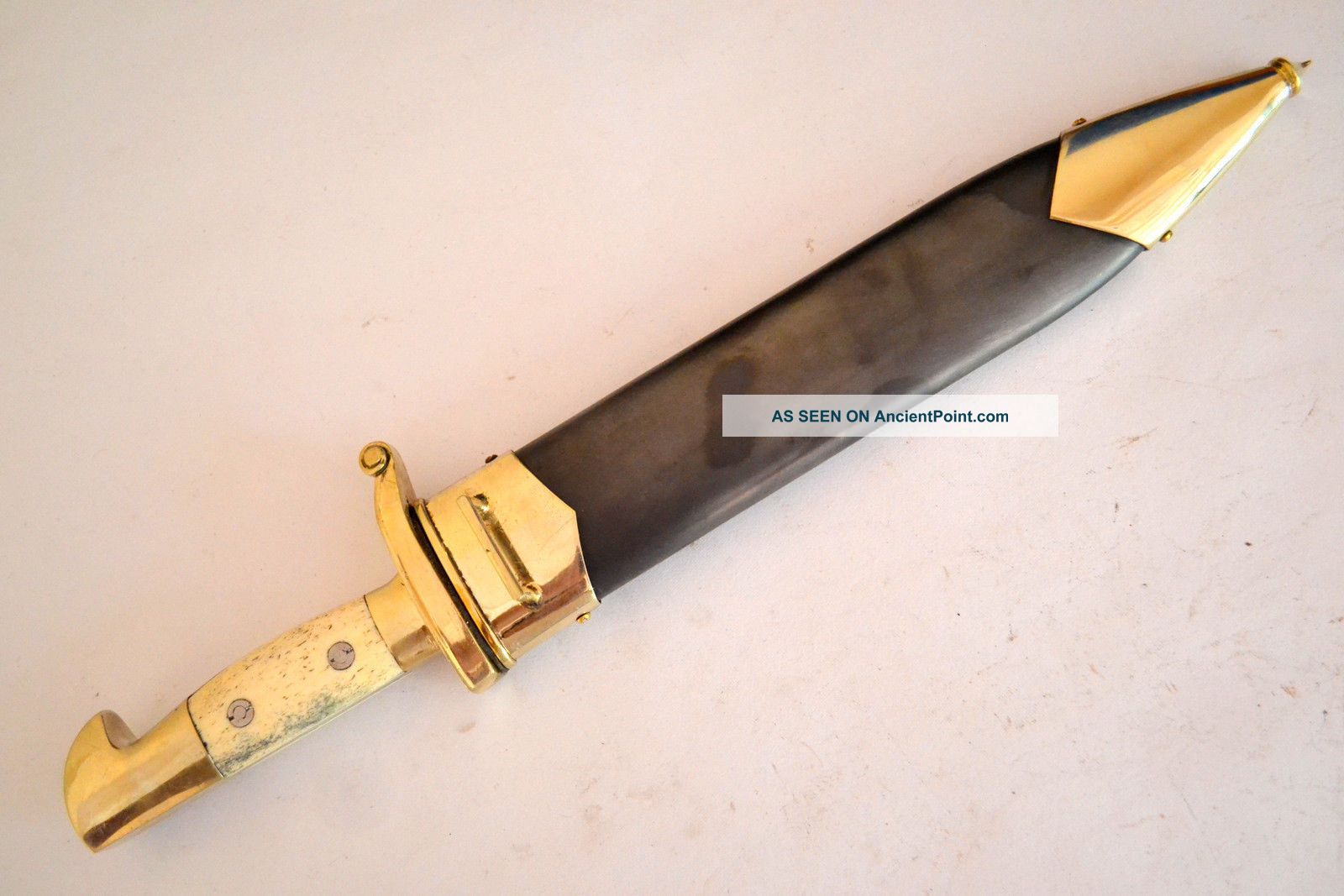 A Handcrafted Eagle Face Dagger High Carbon Steel Blade Tango Dagger India photo