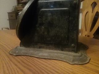 Antique Columbia Family Scale 24 Lb Advertising F.  E.  Fowler Haven photo