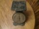 Antique Columbia Family Scale 24 Lb Advertising F.  E.  Fowler Haven Primitives photo 3