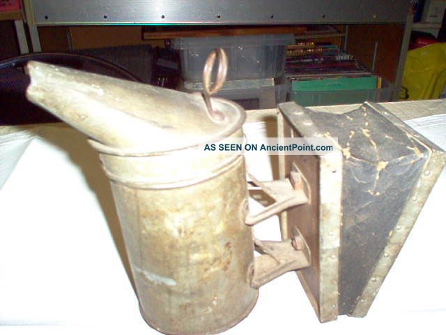 Vintage Bee Hive Smoker Primitives photo