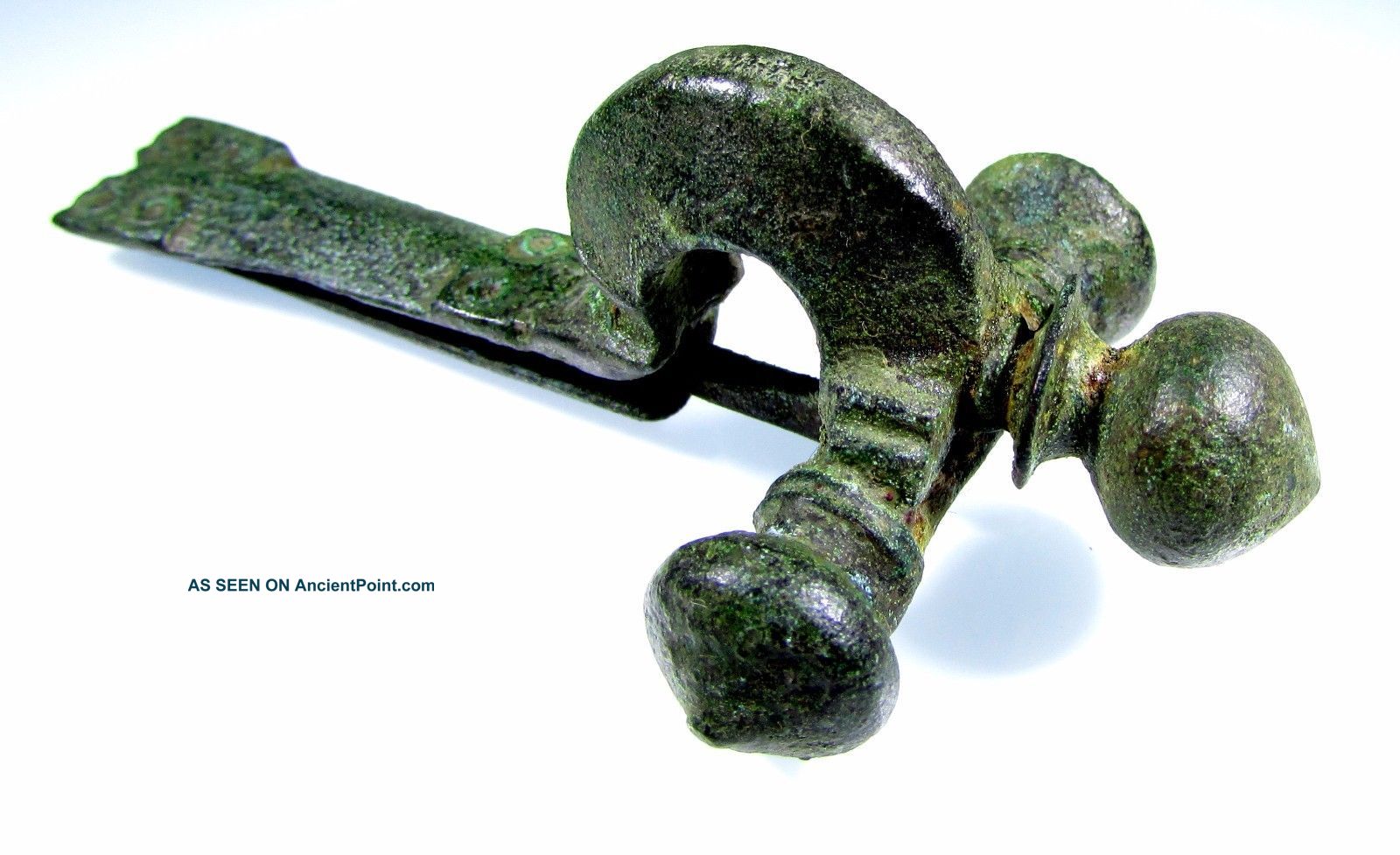 Roman Bronze Legionary Crossbow Brooch/fibula - Ancient Historic Artifact - C65 Roman photo