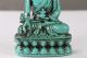 Chinese Tibet Turquoise Hand - Carved Buddha Statue Ls48 Other Antique Chinese Statues photo 2