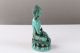 Chinese Tibet Turquoise Hand - Carved Buddha Statue Ls48 Other Antique Chinese Statues photo 4
