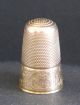 Two Antique Gold Thimbles,  Tall,  Unmarked Thimbles photo 2
