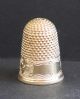Two Antique Gold Thimbles,  Tall,  Unmarked Thimbles photo 5