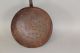 Rare 18th C Large Pan Wrought Iron Strainer In Its Surface And Patina Primitives photo 1