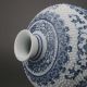 Chinese Jingdezhen Blue & White Porcelain Painted Flower Vase Vases photo 6
