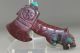 H544 Chinese Masters Hand - Carved Ax Shape Old Jade Snuff Bottle,  Copper Spoon Snuff Bottles photo 4