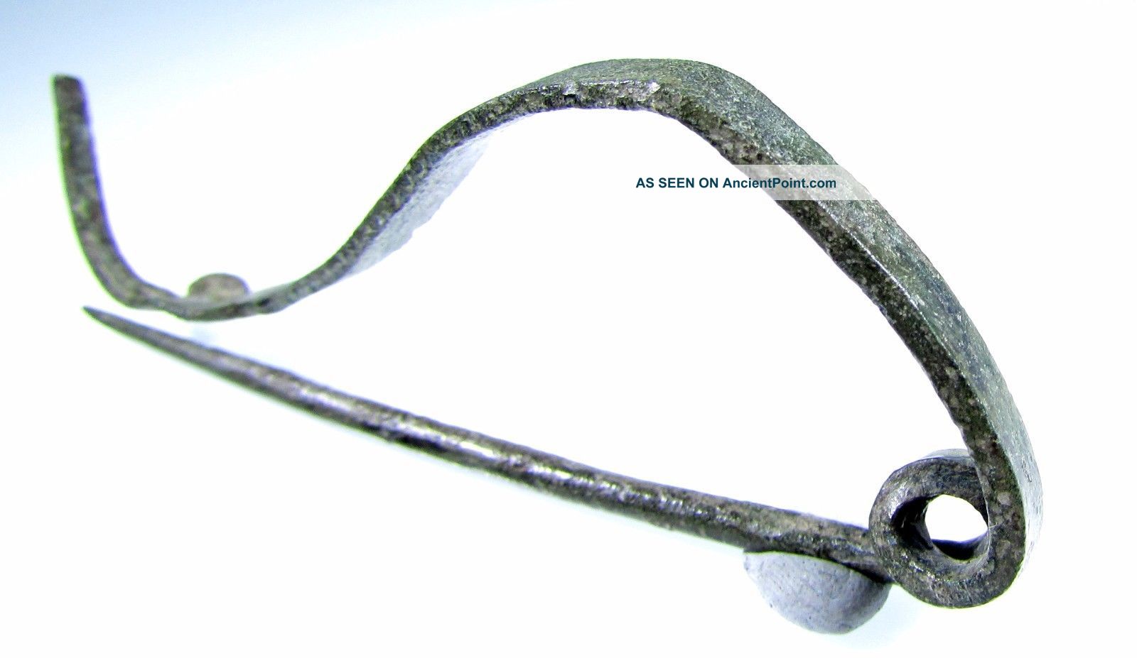 Celtic Bronze La Tene Brooch / Fibula - Rare Ancient Historic Artifact - C64 Roman photo