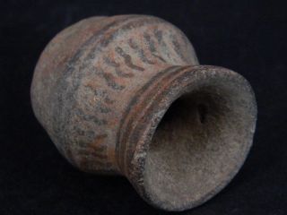 Ancient Teracotta Painted Pot Indus Valley 2500 Bc Pt15423 photo