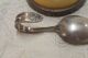 Siverplate And Bakelite Lewbury Egg Cup & Spoon Holder Rodd Spoon Cute 99c Silverplate photo 4
