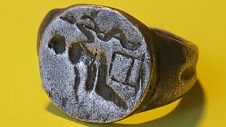 Outstanding Roman Silver Ring photo