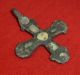Knights Templar Ancient Bronze Cross Amulet / Pendant Circa 1100 Ad - 3252 - Other Antiquities photo 1