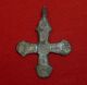 Knights Templar Ancient Bronze Cross Amulet / Pendant Circa 1100 Ad - 3252 - Other Antiquities photo 4