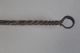 Early 18th C Cage Decorated Wrought Iron Skewer Or Spit Great Detail Old Surface Primitives photo 2