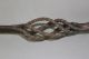 Early 18th C Cage Decorated Wrought Iron Skewer Or Spit Great Detail Old Surface Primitives photo 6
