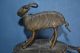 Mid 20th Century African Ashanti Bronze Tribal Gold Pot,  Antelope Finial,  C 1950 Other African Antiques photo 2